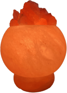 CRAFTED SALT LAMPS AS DECORATION