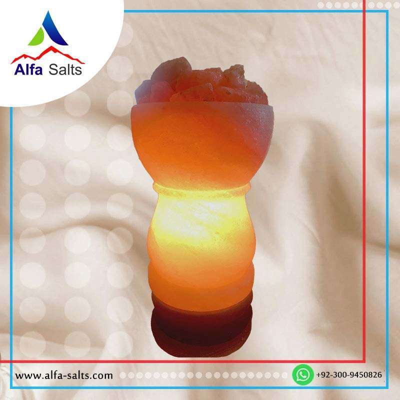 Alfa Salts crafted salt lamp