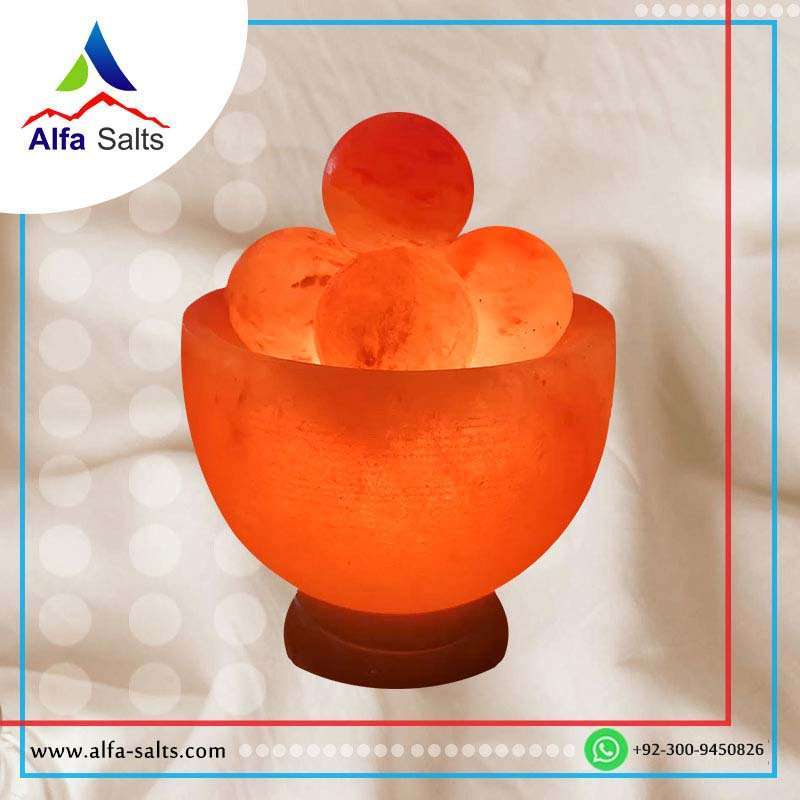 Alfa Salts crafted salt lamp 