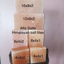 Himalayan salt tiles