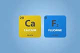Calcium fluoride structure